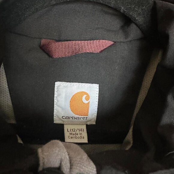 Carhartt Women's Hooded Shoreline Jacket Size Large Black - Picture 3 of 8